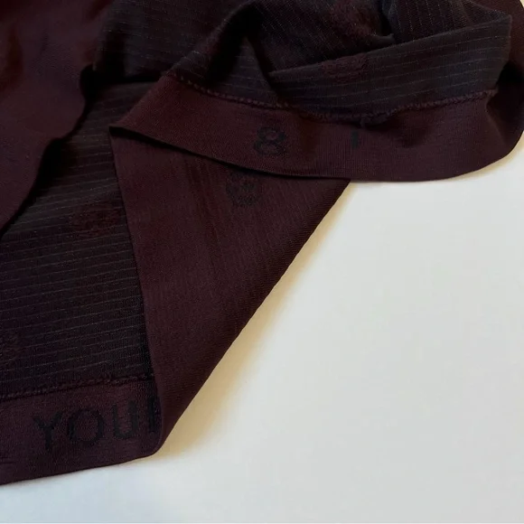 Lululemon Swiftly Tech Long Sleeve Shirt 2.0 Yogo Pop Cassis/Black 8/M Running - Picture 8 of 12